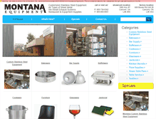 Tablet Screenshot of montanakitchenequipment.com